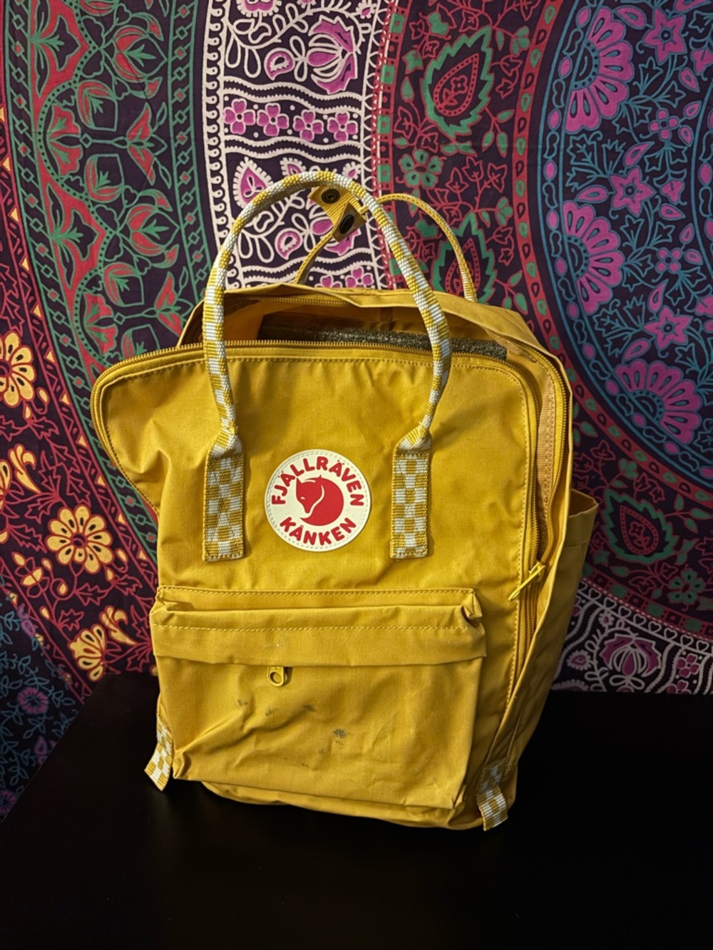 Fjällräven Kånken Mustard Yellow Backpack